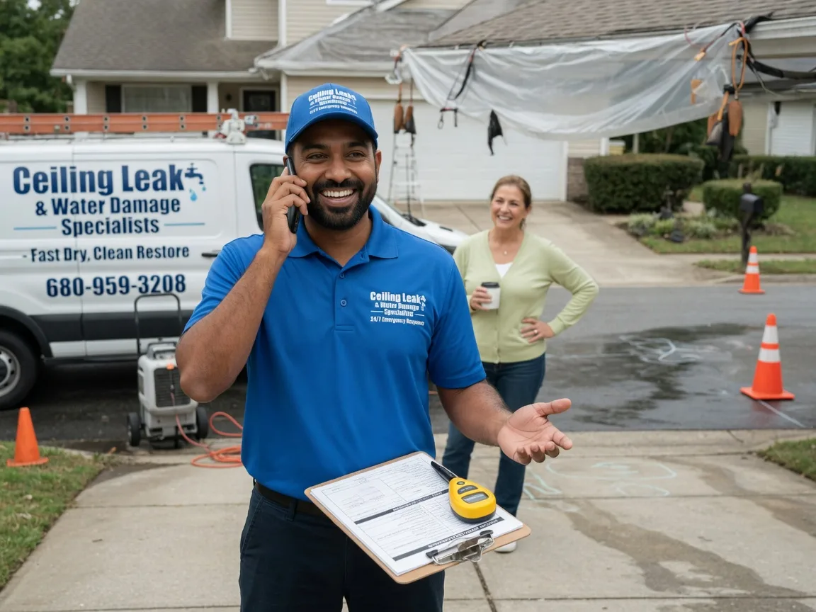 Ceiling Leak Cleanup Reidsville, GA FAQs